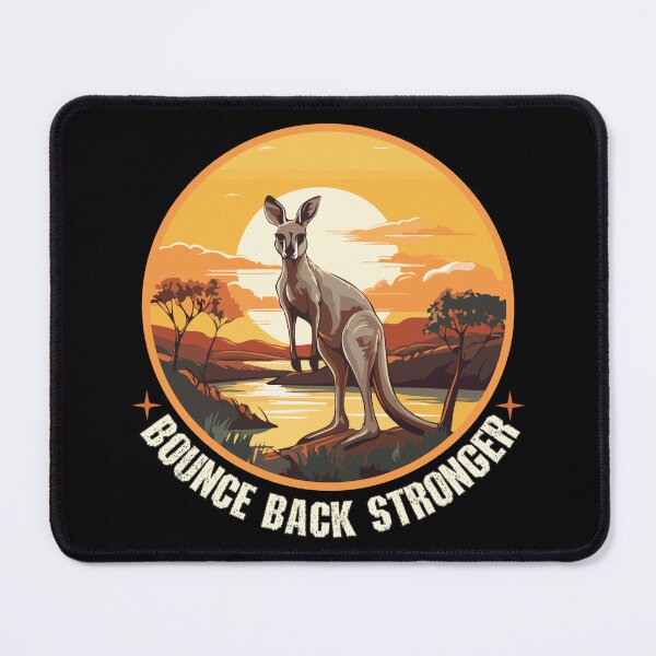 Item preview, Bounce back stronger - kangaroo lover designed and sold by SidTastic .