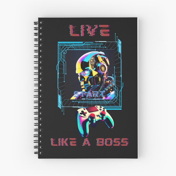Artikelvorschau, Lebe wie ein Boss – Videospiel-T-Shirt-Design entworfen und verkauft von JpJr.