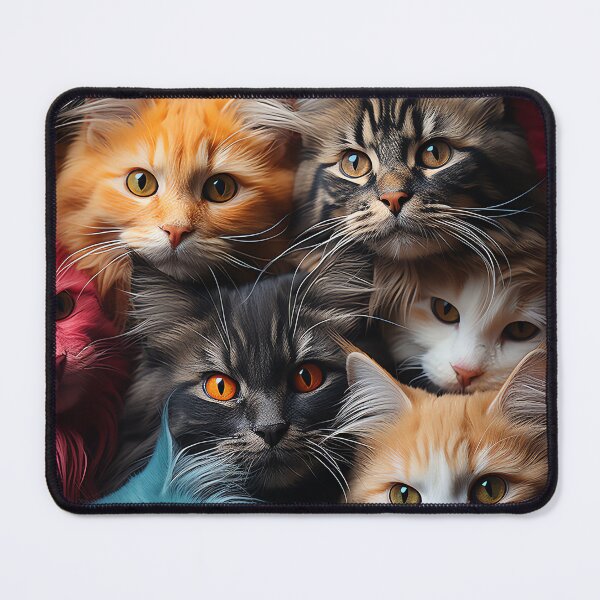 Item preview, Cute Kawaii Adorable Cats - Surreal Vivid Colored Sweet Cats 17 designed and sold by MadeByRobots.