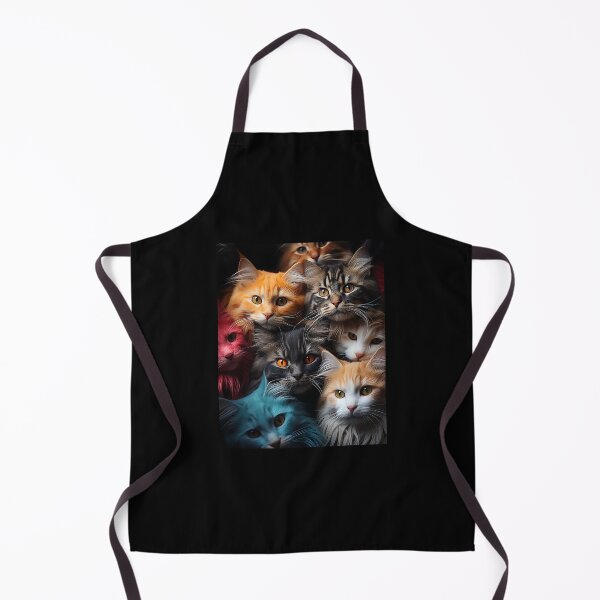 Item preview, Cute Kawaii Adorable Cats - Surreal Vivid Colored Sweet Cats 17 designed and sold by MadeByRobots.