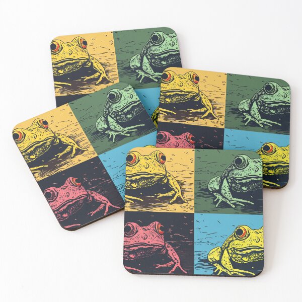 Item preview, Shades of Frog Retro Modern Art designed and sold by StephanieLZ.