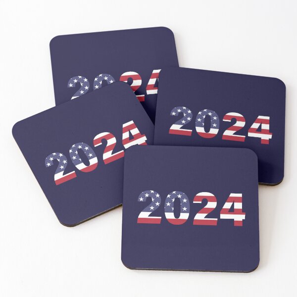 Item preview, America 2024 Red, White, and Blue Flag designed and sold by ArtMeetsPizza.