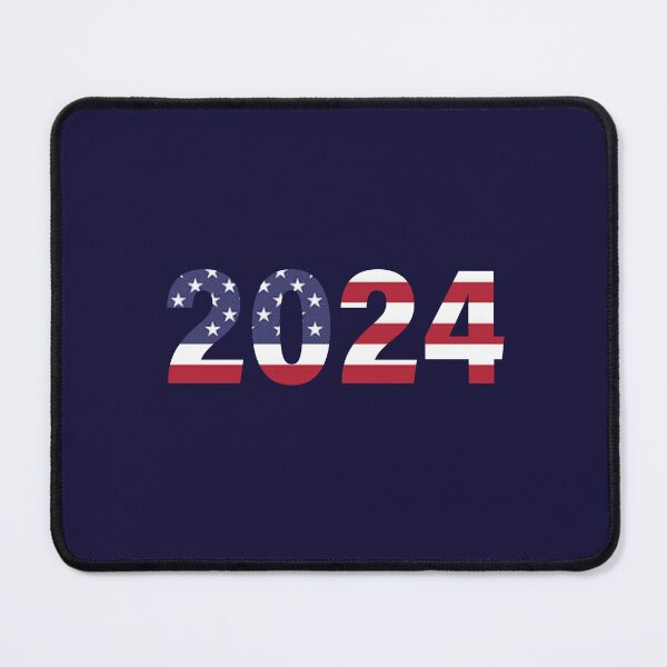 Item preview, America 2024 Red, White, and Blue Flag designed and sold by ArtMeetsPizza.