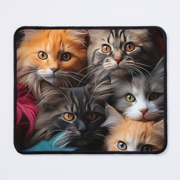 Item preview, Cute Kawaii Adorable Cats - Surreal Vivid Colored Sweet Cats 19 designed and sold by MadeByRobots.
