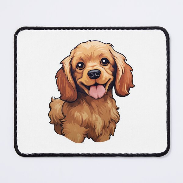 Item preview, Smiling Cocker Spaniel - Cartoon Canine Bliss designed and sold by PureGlee.