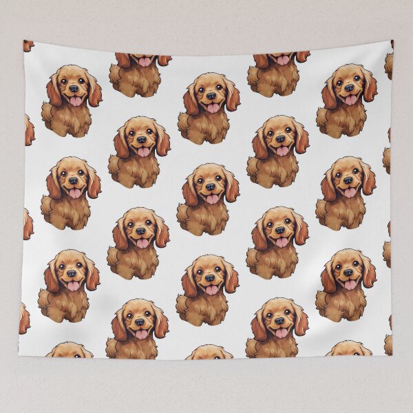 Item preview, Smiling Cocker Spaniel - Cartoon Canine Bliss designed and sold by PureGlee.