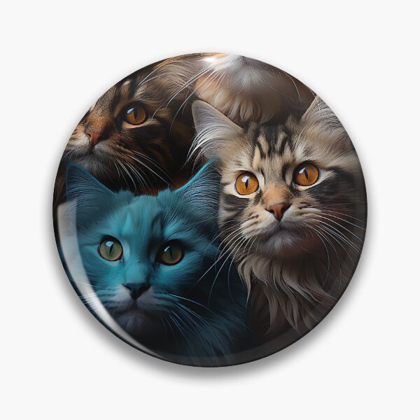 Item preview, Cute Kawaii Adorable Cats - Surreal Vivid Colored Sweet Cats 20 designed and sold by MadeByRobots.