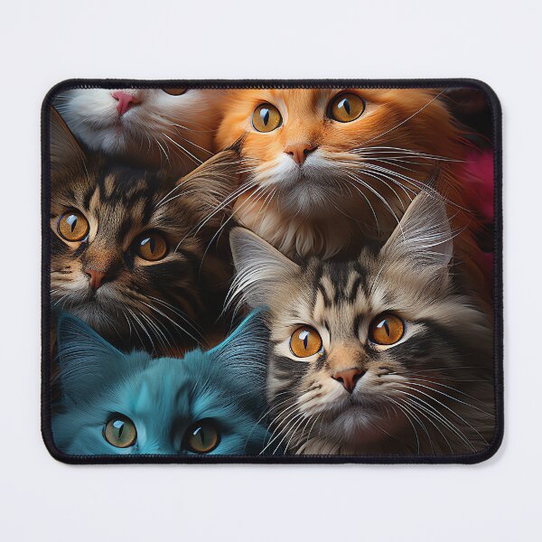 Item preview, Cute Kawaii Adorable Cats - Surreal Vivid Colored Sweet Cats 20 designed and sold by MadeByRobots.