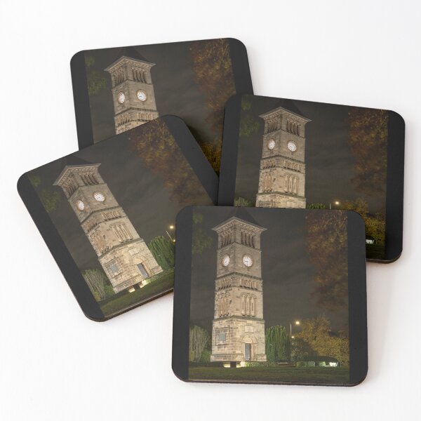 Item preview, Lichfield Clock Tower in the night designed and sold by wojciech-c.