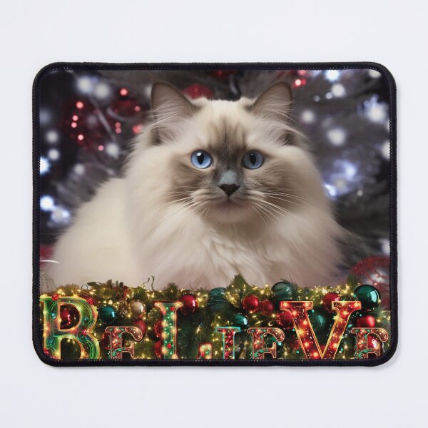 Item preview, Meowy Christmas: Christmas Ragdoll Cat designed and sold by Fantasy Masterpiece.