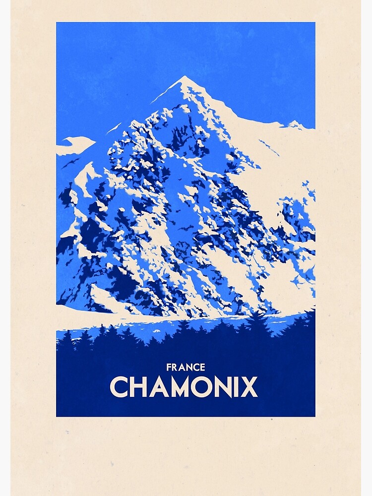 Disover Travel Posters - Chamonix France Premium Matte Vertical Poster