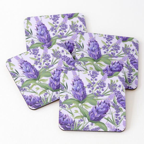 Item preview, Lavender Bliss: A Tranquil Floral Haven in Shades of Purple designed and sold by digitalvintage.