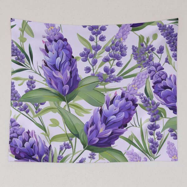 Item preview, Lavender Bliss: A Tranquil Floral Haven in Shades of Purple designed and sold by digitalvintage.