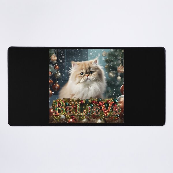 Item preview, Meowy Christmas: White Christmas Cat designed and sold by Fantasy Masterpiece.
