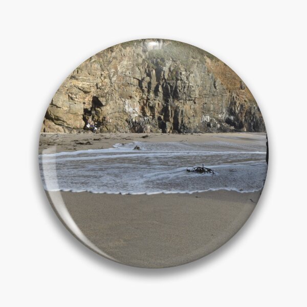 Item preview, Sea receding between rocky outcrop designed and sold by Anne Sanders.