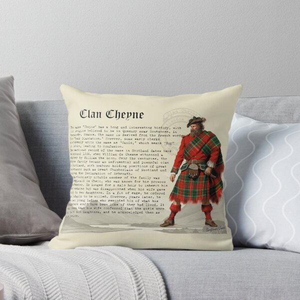Item preview, Clan Cheyne Scottish History designed and sold by BagTown Clans.