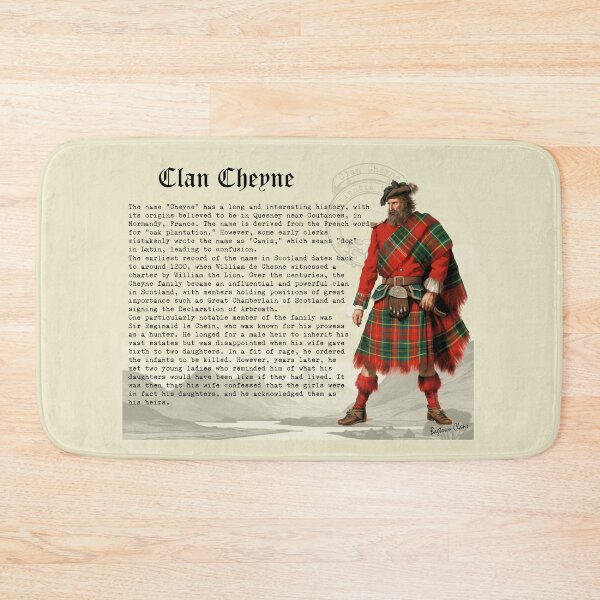 Item preview, Clan Cheyne Scottish History  designed and sold by BagTown Clans.