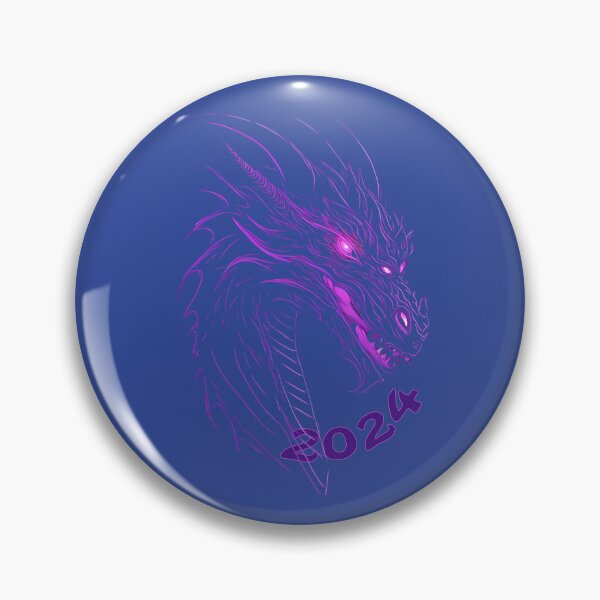 Item preview, Mystical Dragon Portraits: Neon Elegance for the Year 2024 designed and sold by leyfinder.