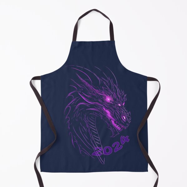 Item preview, Mystical Dragon Portraits: Neon Elegance for the Year 2024 designed and sold by leyfinder.