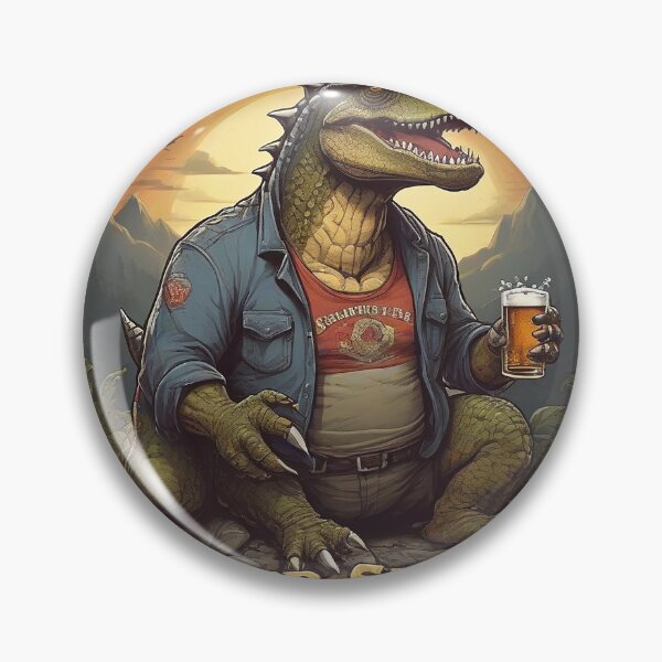 Item preview, Dinosaure and Beer Extravaganza: Unique Designs for Dino Enthusiasts and Brew Lovers! designed and sold by Fafa ND.