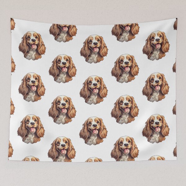 Item preview, Joyful Brown Cocker Spaniel - Cartoon Happiness designed and sold by PureGlee.