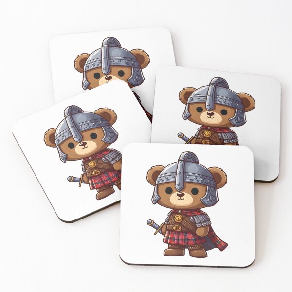 Item preview, Cute Scottish Warrior Bear Kawaii  designed and sold by TeddybearClub.