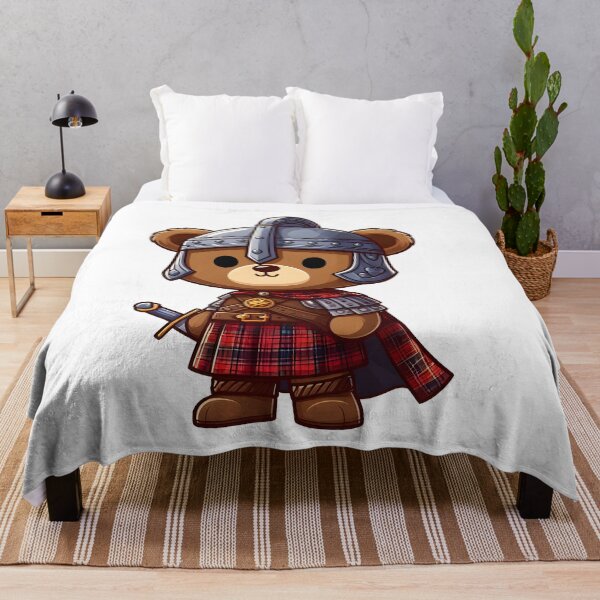 Item preview, Cute Scottish Warrior Bear Kawaii designed and sold by TeddybearClub.
