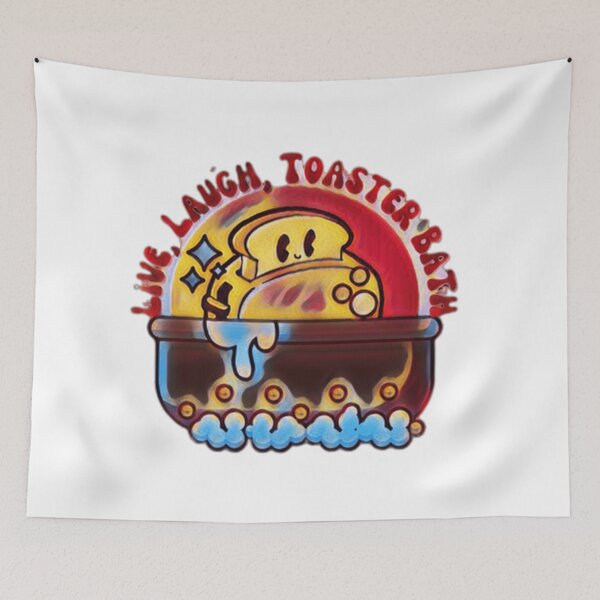 Item preview, Live, Laugh, Toaster Bath - Red Spray Paint Print Style designed and sold by TGAL2.