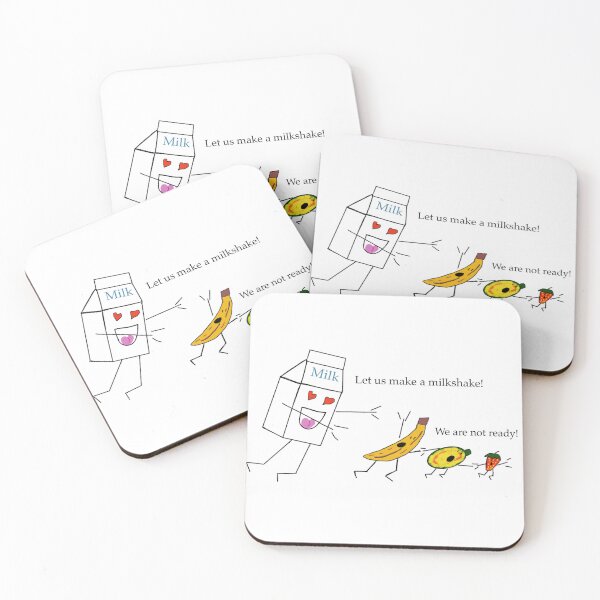 Item preview, The Crazy Milk (Design 2): Milkshake Frenzy - Crazy Milk's Fruitful Adventure (Milk Chasing Fruits to Make a Milkshake) designed and sold by SmartDesignByBB.