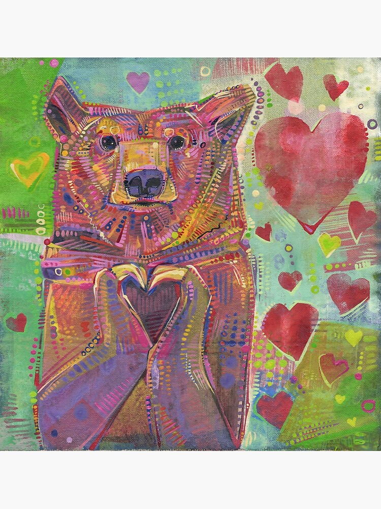 Share the Bear (Green) - 2014 by gwennpaints