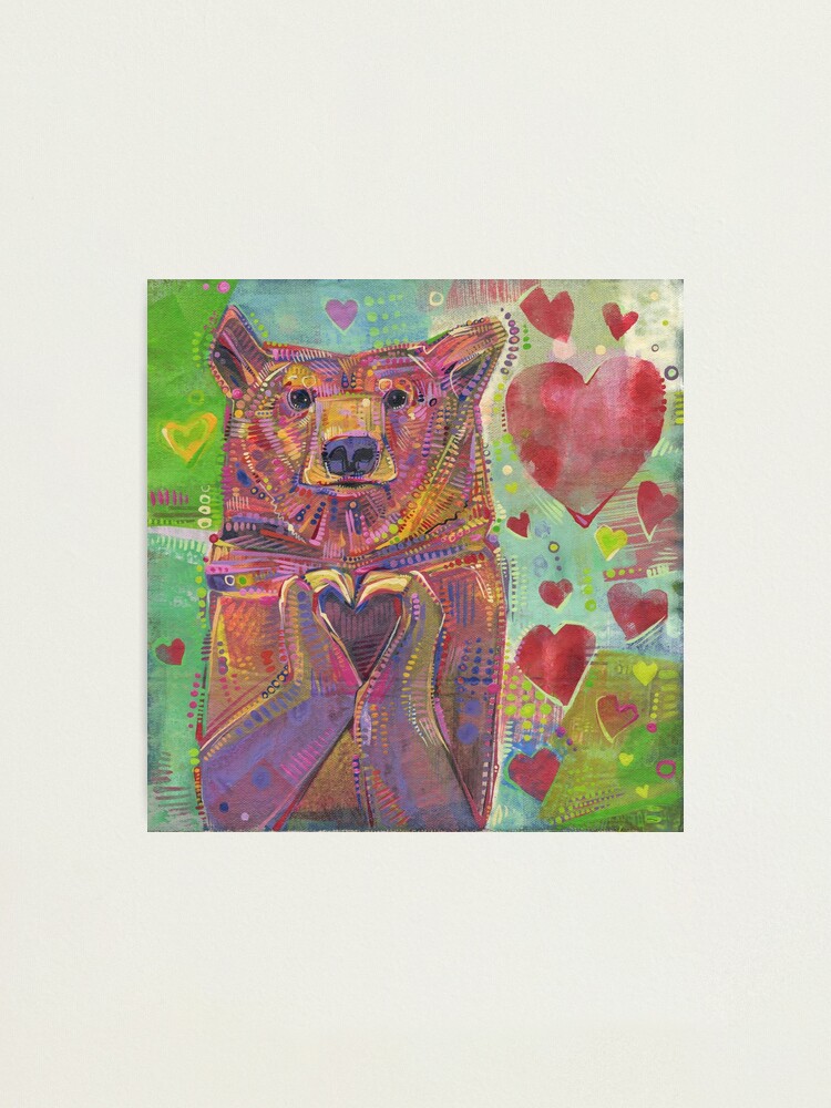 Alternate view of Share the Bear (Green) - 2014 Photographic Print