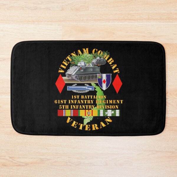 Item preview, Army - Vietnam Combat Vet - 1st Bn 61st  IN - 5th Inf Div w APCs designed and sold by Military Insignia Products.