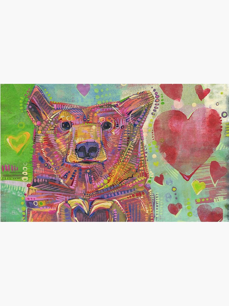Share the Bear (Green) - 2014 by gwennpaints