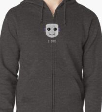 Smiley face emote - I DID Zipped Hoodie