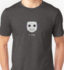 Smiley face emote - I DID Unisex T-Shirt