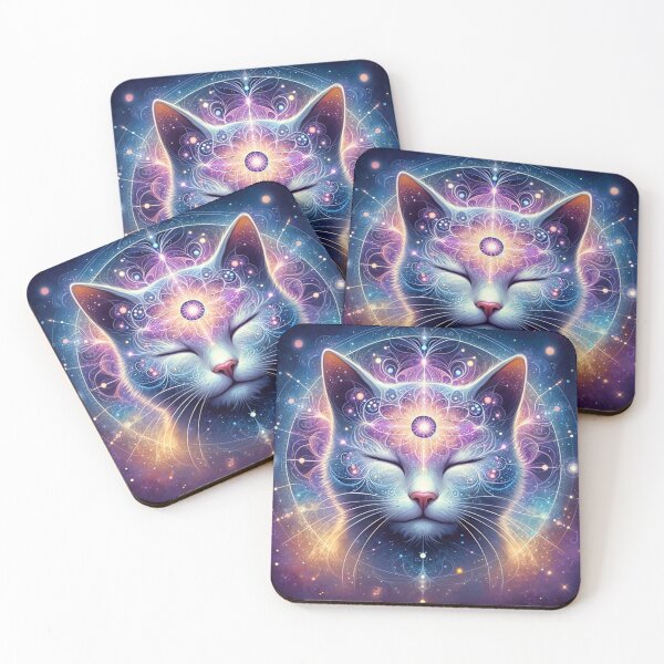 Item preview, Transcendental meditation cat third eye  designed and sold by Carthage-Kitten.