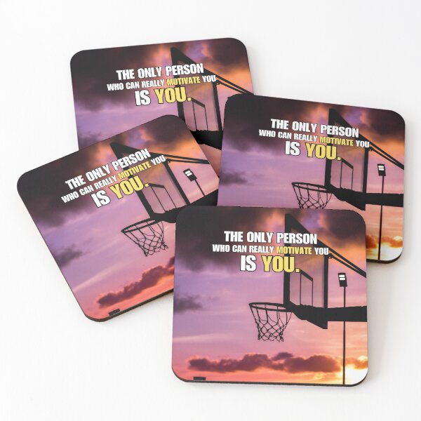 Item preview, Basketball Ring Sunset Motivational & Inspirational Quote designed and sold by hiunlimit.