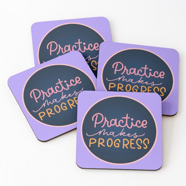 Item preview, Practice makes progress designed and sold by Quacktails.