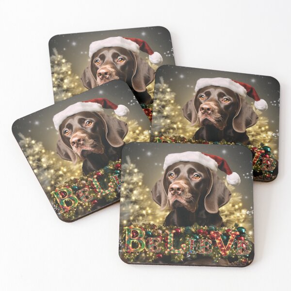 Artikelvorschau, Merry Woofmas: Christmas Chocolate Lab entworfen und verkauft von Fantasy Masterpiece.