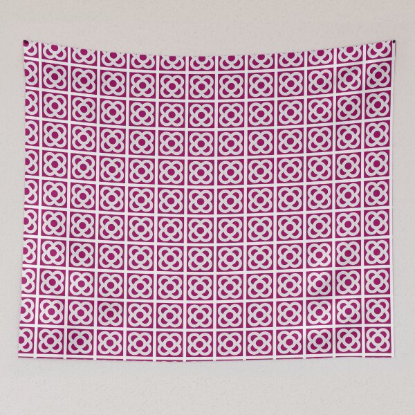 Item preview, Panot of Barcelona - Dark Pink Flower Patter designed and sold by TalBright.