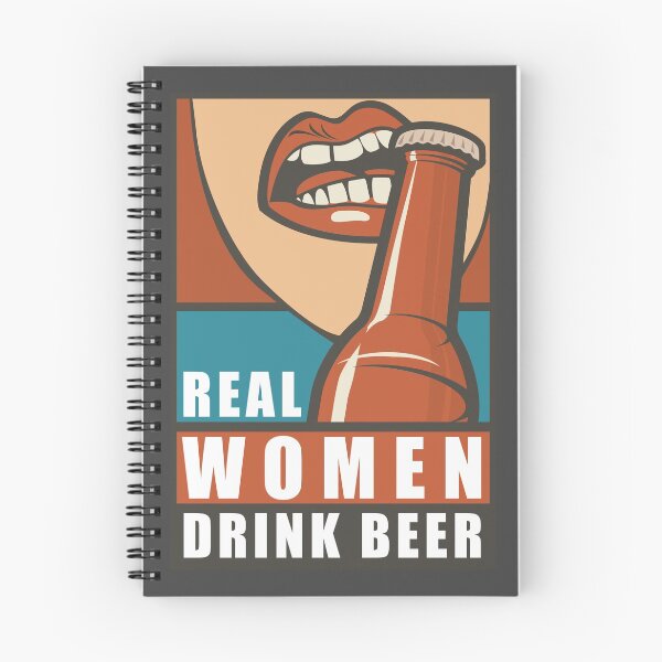 Item preview, Real Women Drink Beer designed and sold by BedRock-Design.
