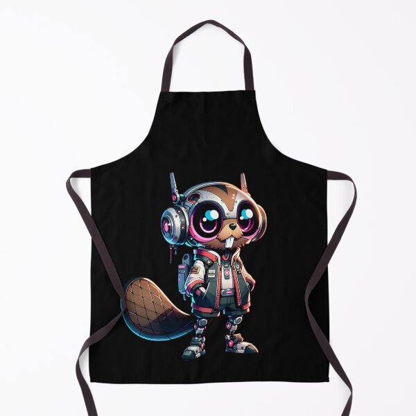 Item preview, Cute Cyberpunk Robot Beaver! designed and sold by kukamatsu.