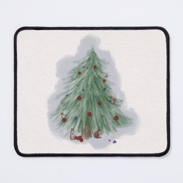 Item preview, Squirrels Decorating Christmas Tree designed and sold by radiantdark.