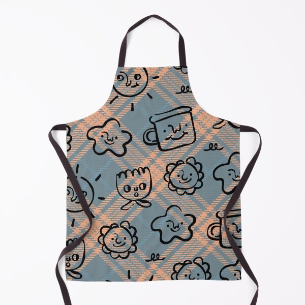 Item preview, Unique Abstract Faces Plaid Seamless Pattern designed and sold by OrangeMG.