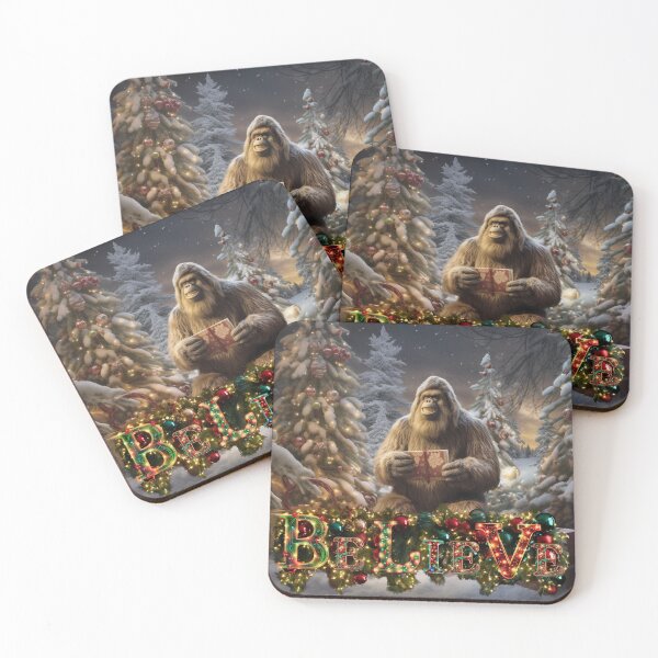 Artikelvorschau, Bigfoot Christmas – I Want to Believe Yeti entworfen und verkauft von Fantasy Masterpiece.