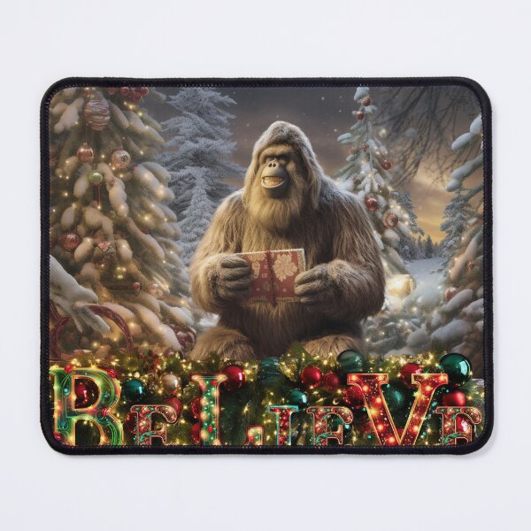 Item preview, Bigfoot Christmas - I Want to Believe Yeti designed and sold by Fantasy Masterpiece.