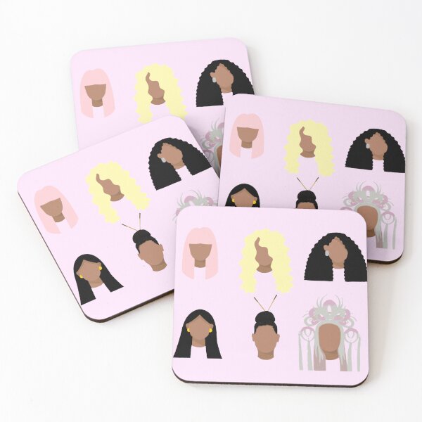 Item preview, Pink Friday 2 Nicki Barbz Digital Cartoon Hair Album Eras Graphic Style Print designed and sold by Printopia-.