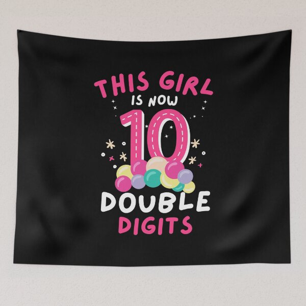 Item preview, This Girl Is Now 10 Double 10th Birthday for 10 Years Old designed and sold by Sasikharn.