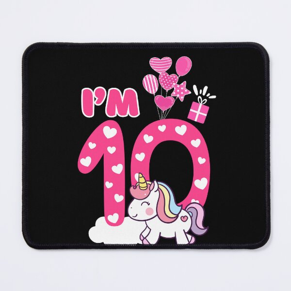 Item preview, 10 Year Old Unicorn 10th Birthday Party for Girls I'm 10  designed and sold by Sasikharn.