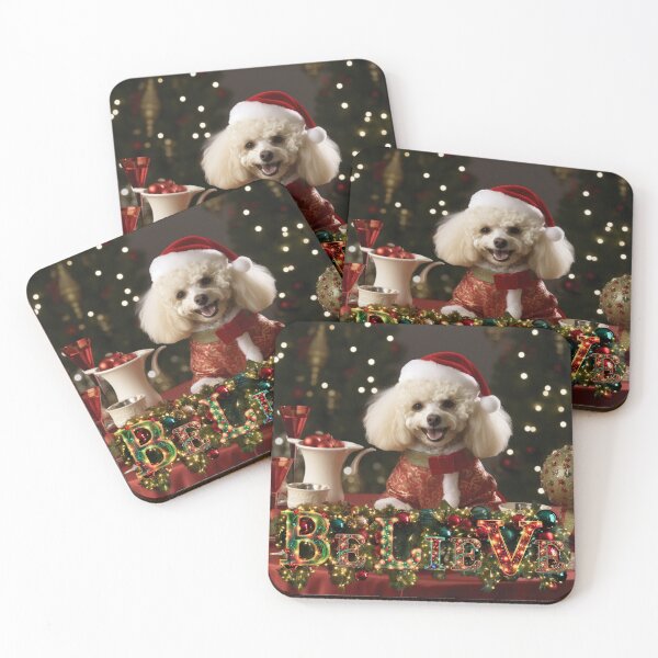 Item preview, Merry Woofmas: Christmas Poodle designed and sold by Fantasy Masterpiece.